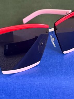 Prada Sunglasses - Red, Pink & Black Lenses original packaging